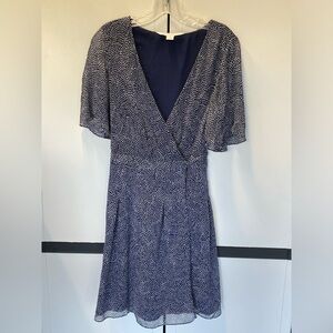 Diane von Furstenberg Silk Polka Dot Wrap Dress